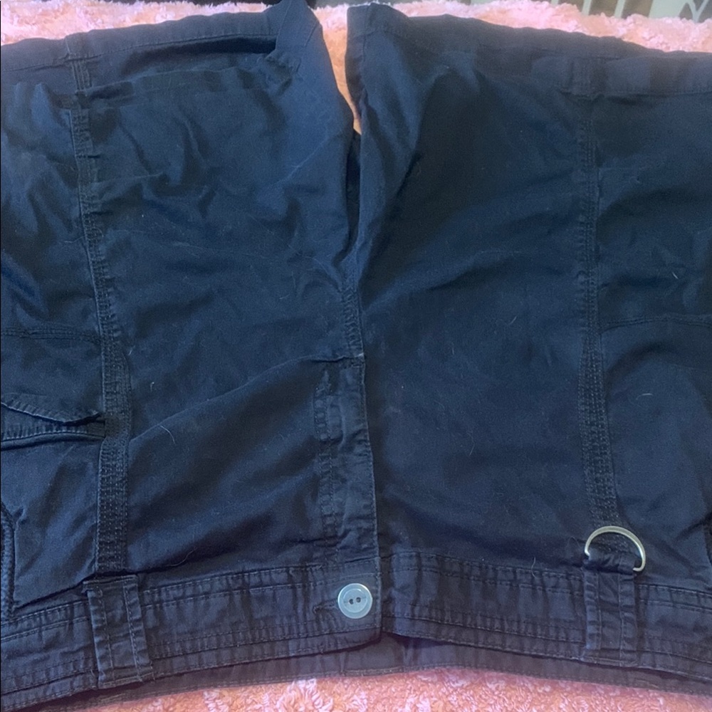 Style & Co. Women's Black Cargo Shorts